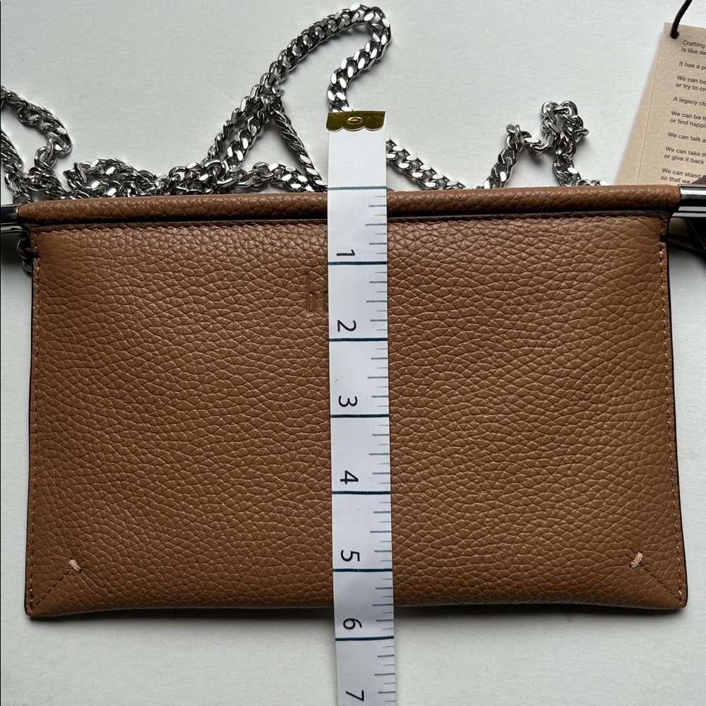 NWT BEHNO FRIDA MINI CROSSBODY BAG IN ALMOND - Picture 7 of 7